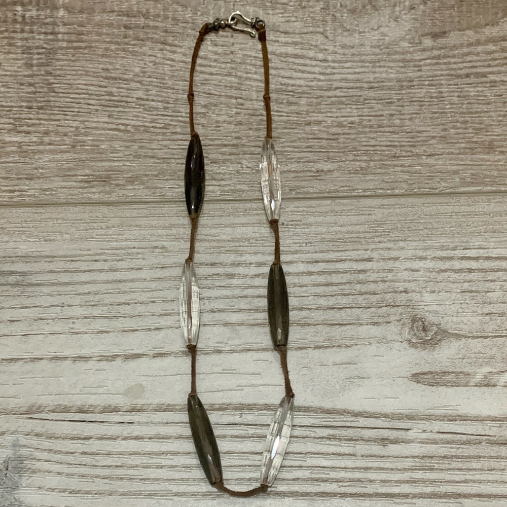 Chan Luu Smokey & Clear Quartz Necklace - Picture 5 of 9